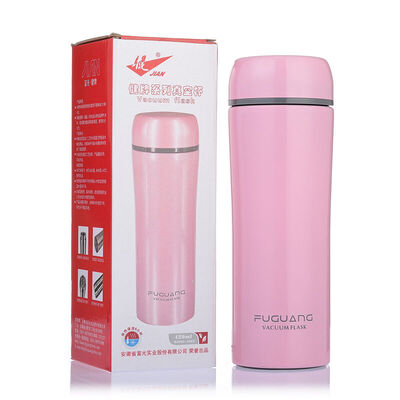 

Jingdong Supermarket] Fu Guang classic simple austenitic 304 stainless steel insulation cup 420ml light grass green