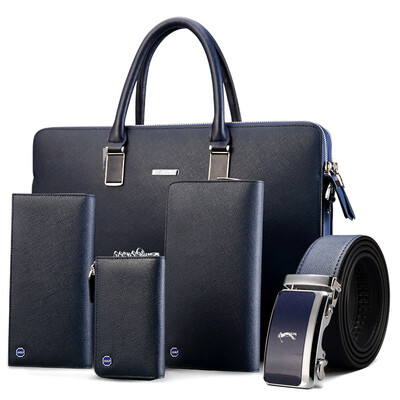 

GOLF Men bag Business Briefcase mens purse Key case Men belt in five-piece