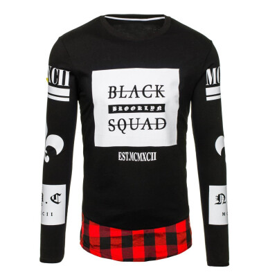 

Mens fashion casual T-shirt hoody