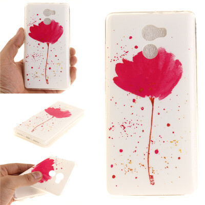 

Purple orchid Pattern Soft Thin TPU Rubber Silicone Gel Case Cover for XIAOMi RedMi 4