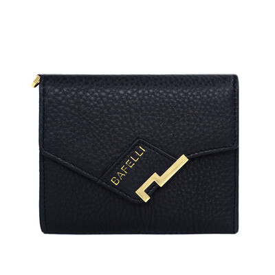 

Baffei Li (BAFELLI) lychee борозда грецкий орех дамы молния кошелек три раза короткий пункт кошелек BA2-1A0029 черный