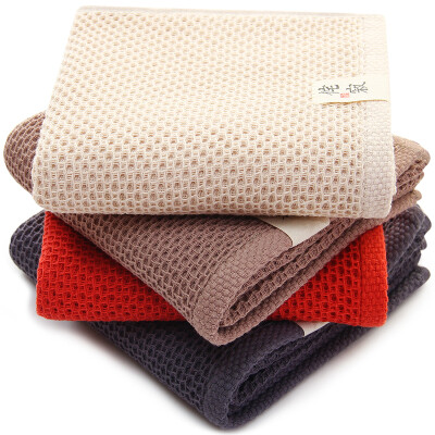 

Sanli combed cotton silence honeycomb towel 33 × 72cm yarn interwoven wash face towel mixed color 4 loaded