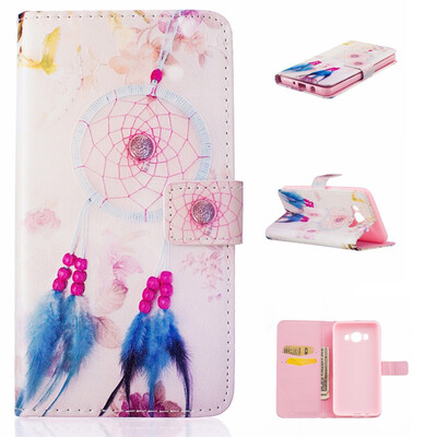 

Plumes&chimes Design PU Leather Flip Cover Wallet Card Holder Case for SAMSUNG GALAXY J5 2016J510