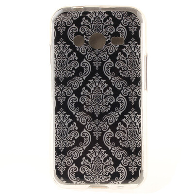 

Totem flowers Pattern Soft Thin TPU Rubber Silicone Gel Case Cover for SAMSUNG Galaxy Ace 4 G313h