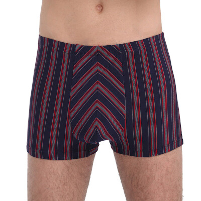 

[Jingdong supermarket] small nurse men underwear flat angle modal striped underwear SSN053 purple bar 185 / 115XXXL