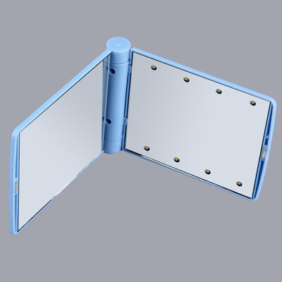 

Hot LED Make Up Mirror Cosmetic Mirror Folding Portable Compact Pocket Gift