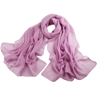 

Jingdong Supermarket] Antarctic (Nanjiren) scarf solid color Korean cotton and linen scarves spring and autumn scar four seasons wild air conditioning shawl watermelon red