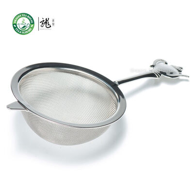 

Stainless Steel Fine Wire Mesh Tea Strainer Filter wt Teapot Shaped Handle
