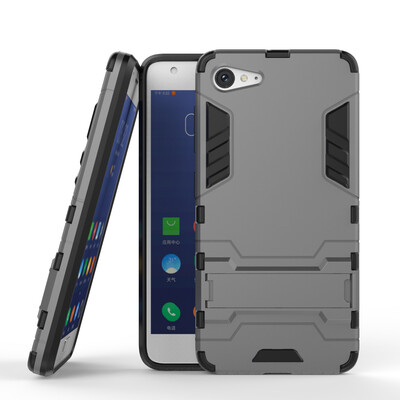 

MOONCASE Съемные 2 в 1 Гибрид Броня Корпус двухслойный Противоударно крышка Крышка со встроенным Kickstand для Lenovo ZUK Z2