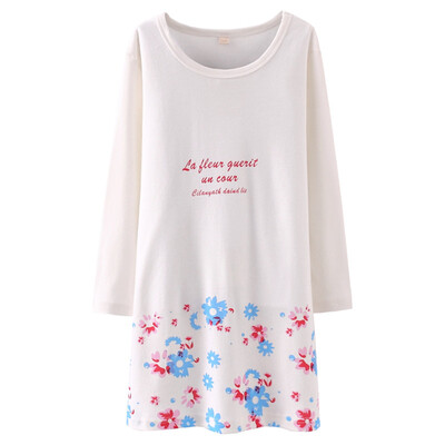 

Parents (KIDS MAM & DAD) Girls' Sleepwear Children's Long Sleeve Pajamas Parents Wearing Mother's Clothing 86024 Magic White 120
