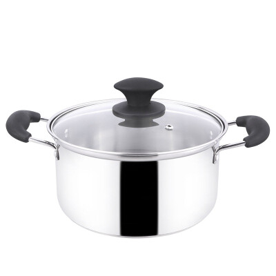 

Jingdong supermarket] Jian Li health GB food grade stainless steel composite bottom 22CM induction cooker variety of stoves General soup pot JL-FDG022