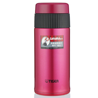 

Jingdong supermarket] Tiger brand (Tiger) insulation Cup tea filter cold tea cups MMR-A35C-PE rose red 350ml