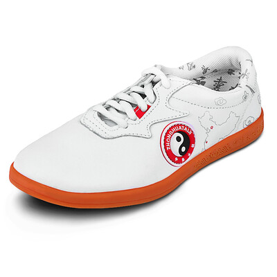 

By wave Zooboo high-end wear-resistant Tai Chi shoes tendon at the end of martial arts shoes leather practice men&women breathable 42 yards