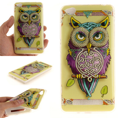 

Owl Pattern Soft Thin TPU Rubber Silicone Gel Case Cover for XIAOMi RedMi 4A