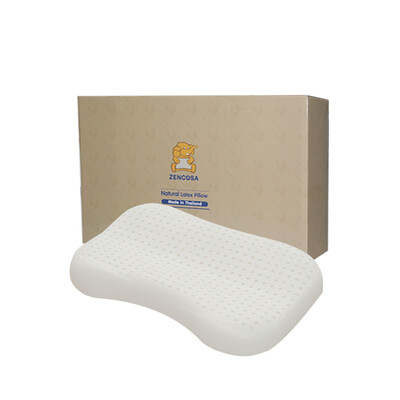 

zencosa child care shoulder pillow THP15 Thailand imported natural latex pillow 2-7 year old children students pillow pillow pillow cervical pillow health pillow color cotton pillowcase gift box