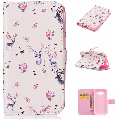 

Deer Design PU Leather Flip Cover Wallet Card Holder Case for SAMSUNG GALAXY CORE Prime G360