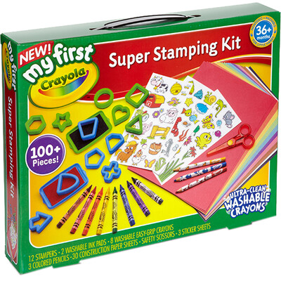 

Дети окрашены детской музыкальной Crayola серии Stamp Set 81-1357