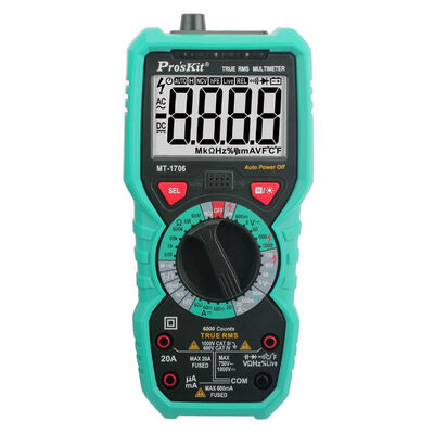 

(Pro'sKit) MT-1706-C 3-5 / 6 true RMS multi-function digital anti-burning multimeter
