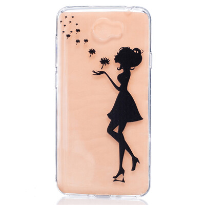 

Dandelion girl Dress girl Pattern Soft Thin TPU Rubber Silicone Gel Case Cover for HUAWEI Y5 II