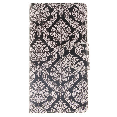 

Totem flowers Design PU Leather Flip Cover Wallet Card Holder Case for Sony Xperia M2