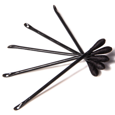 

Excellent up (uplus) black round head squeeze the first thin shaft double-headed cotton swabs cotton swabs 120 (cotton swab clean remover cotton balls