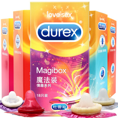 

Durex мужской резьбовой презерватив Натуральный латекс 18 шт. секс-игрушки для взрослых