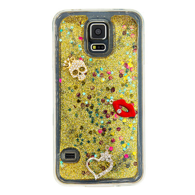 

Dynamic Quicksand Glitter Liquid Soft TPU Case Cover For SAMSUNG S5