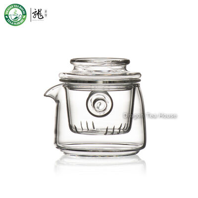

FH-799G Бессвинцово Боросиликатное прозрачное стекло Мини Gongfu Чайник с Infuser 160ml