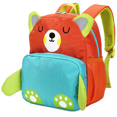 

Jingdong Supermarket] Cara sheep (Carany) cute cartoon children backpack primary school students shoulder bag 1-3-5 year old male and female fluorescent warning burden children bag C6005 apple green bear