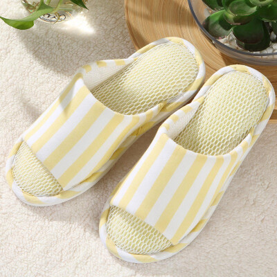 

Mercury Home Textiles MERCURY Couples Room Home Soft Skid Slip Slippers Famous Wind Leisure Mesh Slippers Light Yellow 38-39 yards