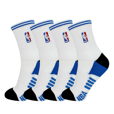 

NBA sports socks men&39s towel at the end of the end of the thickening of the basketball socks 2 pairs of mixed color uniform