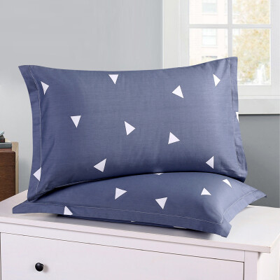 

Jingdong Supermarket Antarctic NanJiren pillowcase home textiles cotton pillow set a pair of gray cams 48 74cm