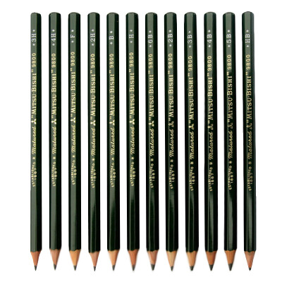 

Mitsubishi Uni 9800 Mitsubishi pencil drawing pencil drawing sketch pencil graffiti F 12 packs