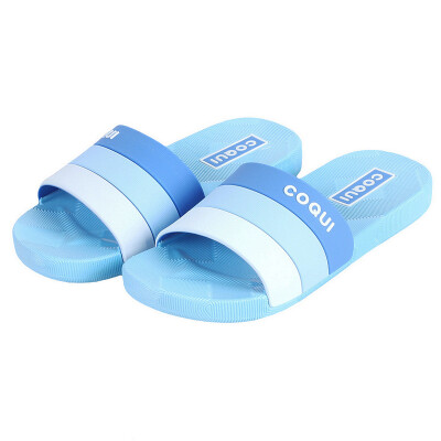 

Jingdong supermarket] cool coqui four seasons home bathroom slippers home simple beach bath cool sandals male models gray 45 (for