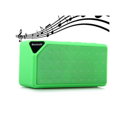 

Mini Bluetooth Speaker X3 TF USB FM Radio Wireless Portable Music Sound Box Subwoofer Loudspeakers with Mic for iOS Android