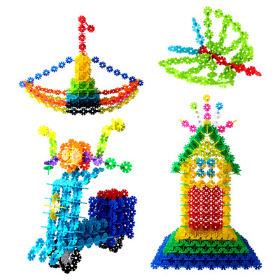 

MING TA Snowflake Bricks Large Size 12 Colors 1200 pieces