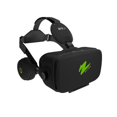 

VR очки аудиовизуальной Kotaku Xiaozhai Z5 молодежная версия поддерживает один конец VR игры 3D фильмы серые