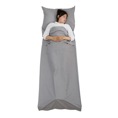 

Red Camp Outdoors Travel Separate Sleeping Sleeve Belt Portable Hotel Sleeping Bag Adult Indoor Bed Sheets Gray Single