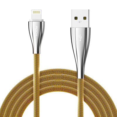 

Rocker (ROCK) Apple 6 data cable stainless steel alloy braided charging cable for Apple iPhone7 / 5s / se / 6 / 6s / Plus iPad4 / 5 0.3 meters silver