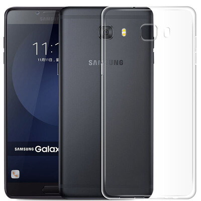 

KOOLIFE Samsung C7pro phone case Samsung c7 pro transparent protective cover TPU shell silicone drop soft shell