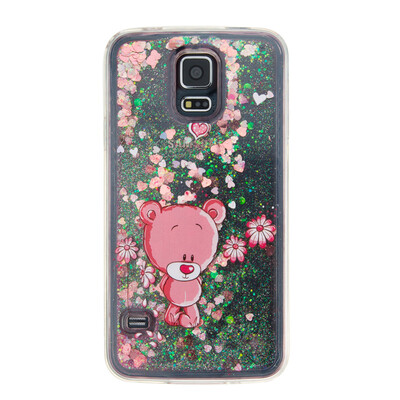 

Dynamic Quicksand Glitter Liquid Soft TPU Case Cover For SAMSUNG S5