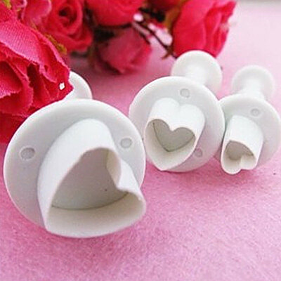 

MyMei C01513PCS Heart Cookie Cutter Mold Sugar Craft Plunger Cake Decorating Tool Hot Sale