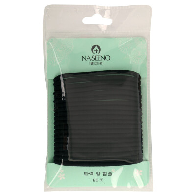 

Jingdong Supermarket] Nachino (NASEENO) stretch hair buckle 20 hair tie head hair stretch hair