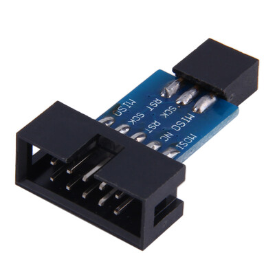 

1pc 10 Pin Convert to 6 Pin Adapter Board For ATMEL AVRISP USBASP STK500