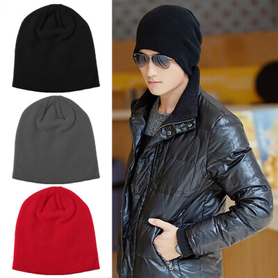 

Мода Soft Вязаные шапочки Hat Зимние теплые унисекс Мужчины Женщины лыжную шапочку NEW