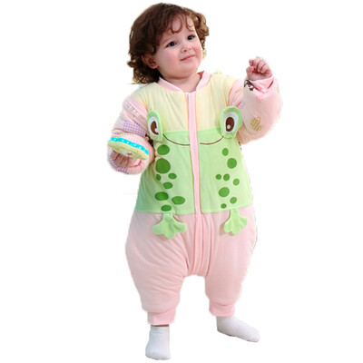 

Long love long 9i9 baby sleeping bag children&39s legs sleeping bags cartoon modeling baby anti-kick was pink M code