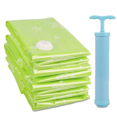 

Jingdong Supermarket] Shun Jia shunjia compression bag vacuum storage bag transparent compression bag 4 sets (2 in 2 small) 9 wire gift hand pump