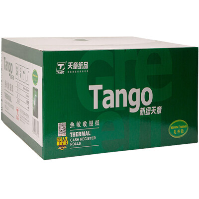 

Tianzhang (TANGO) новые зеленые дни глава 80 мм * 80 мм бумага для кассовых аппаратов / банкноты / бумага для билетов в супермаркете 60 м / объем 50 томов / коробка