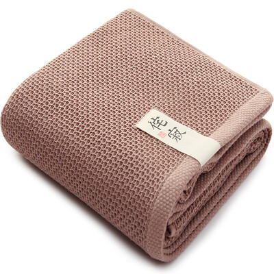 

Sanli combed cotton tranquil honeycomb bath towel 68 × 140cm yarn intertwined shower wrapped towel scar