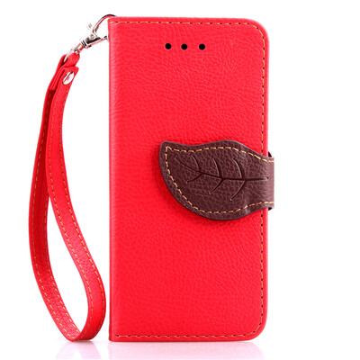 

Red Design PU Leather Flip Cover Wallet Card Holder Case for Apple iPhone 5G5C5S